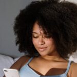 photo of woman with afro hair 4a