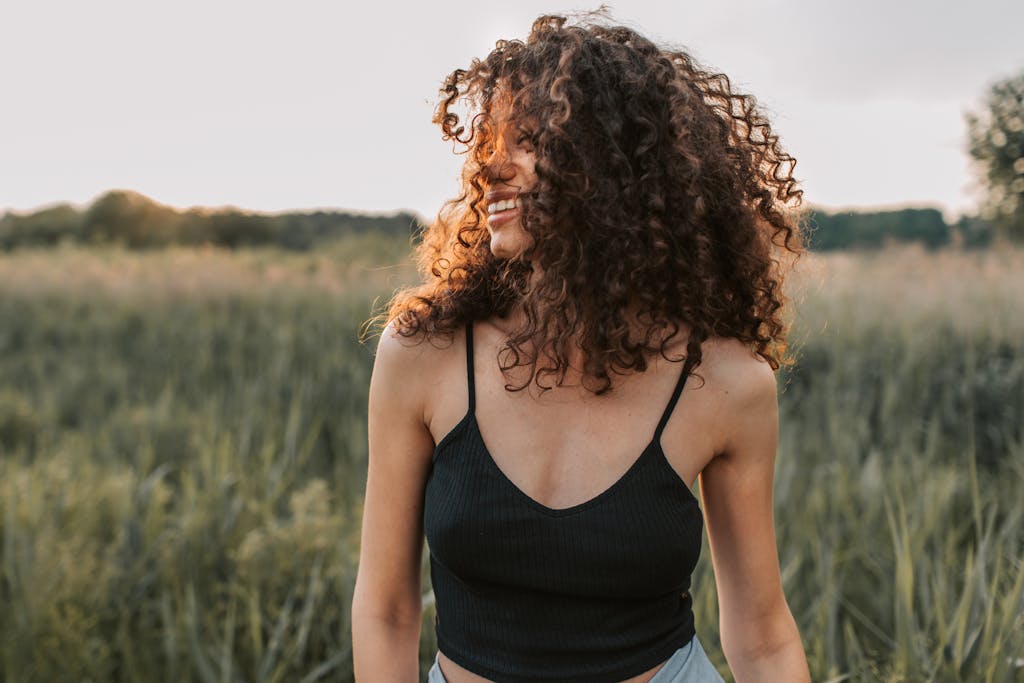 Photo Of Woman with curly hair