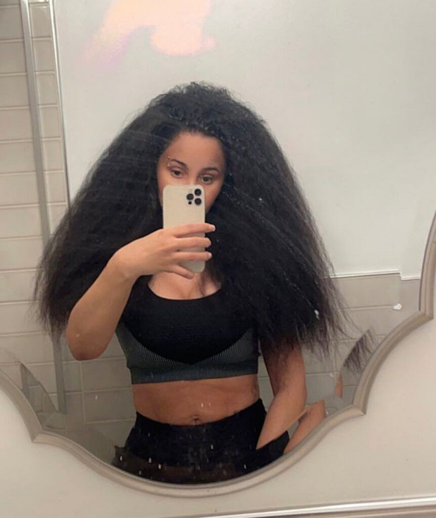 Cardi b natural hair