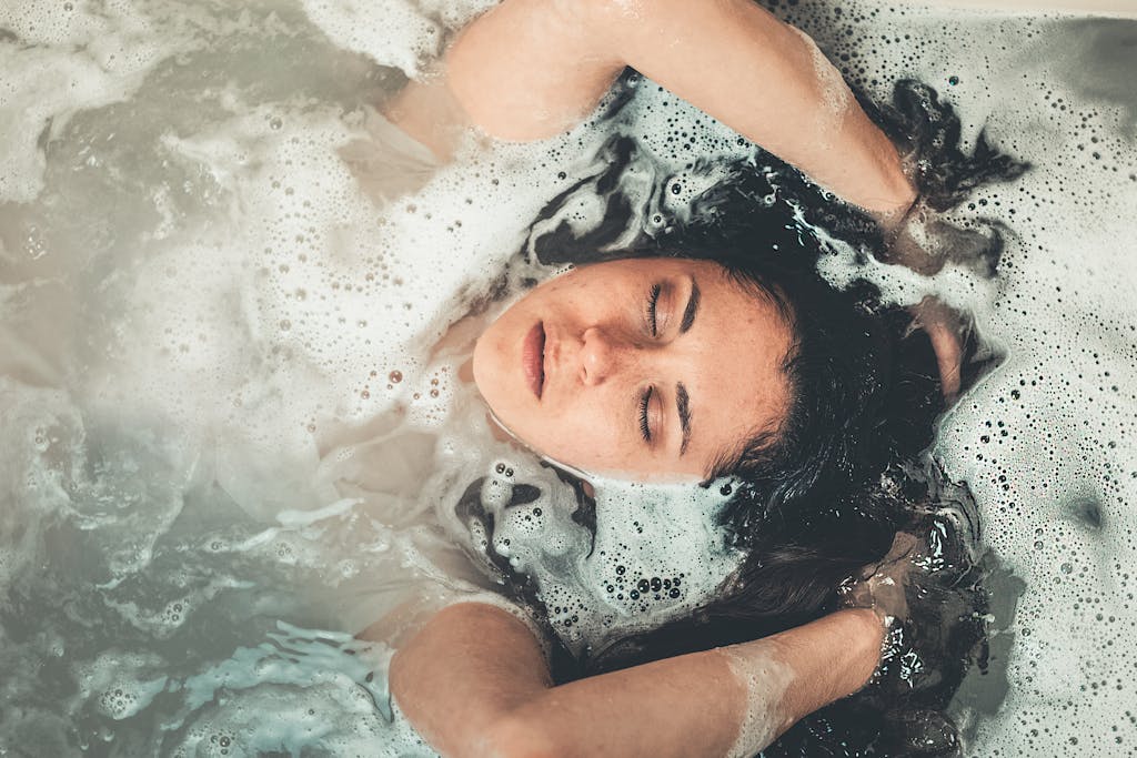 Woman in Bath Tub